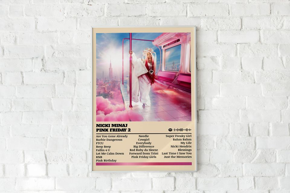 Nicki Minaj Poster, Queen Album Poster, Music Poster