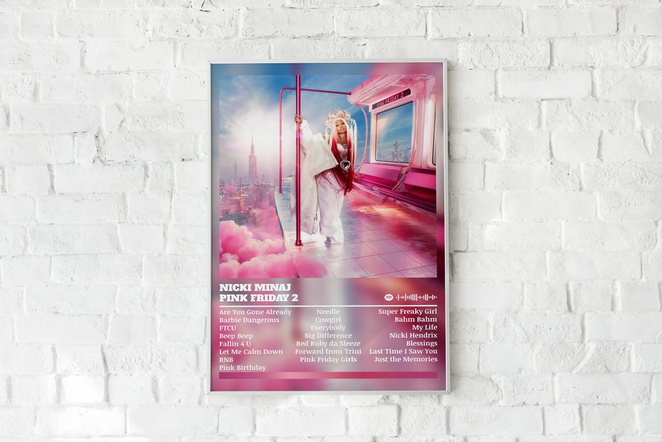 Nicki Minaj Poster, Queen Album Poster, Music Poster