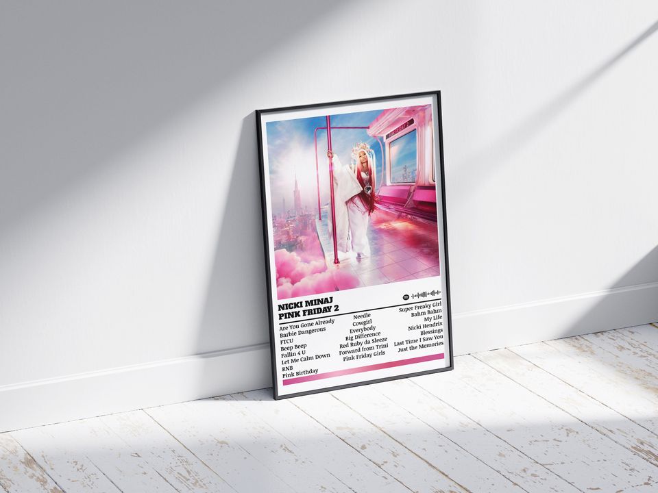 Nicki Minaj Poster, Queen Album Poster, Music Poster