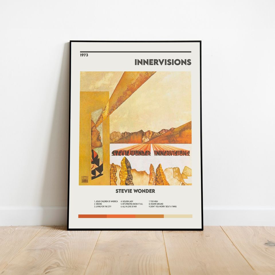 Stevie Wonder Innervisions Cover Print Poster
