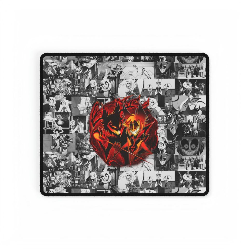 Alastor Hazbin Hotel Desk Mat, Hazbin Hotel Decor