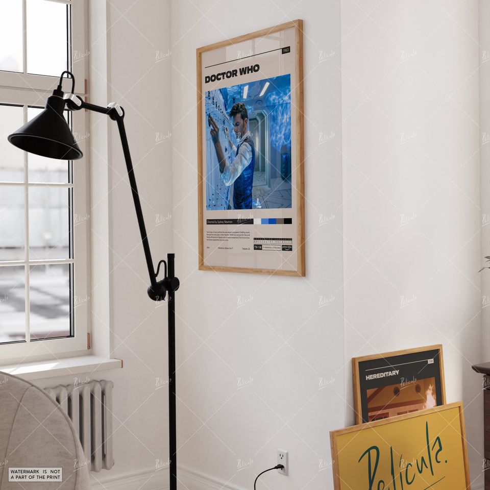 Doctor Who Poster, Sydney Newman Minimalist Movie Poster