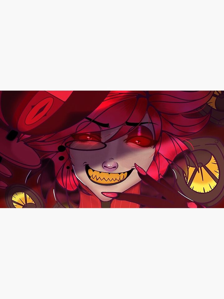 Alastor Hazbin Hotel Desk Mat, Hazbin Hotel Decor