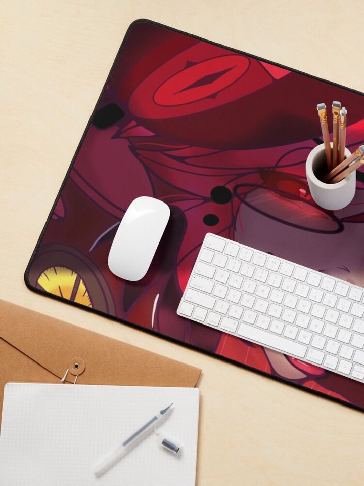 Alastor Hazbin Hotel Desk Mat, Hazbin Hotel Decor
