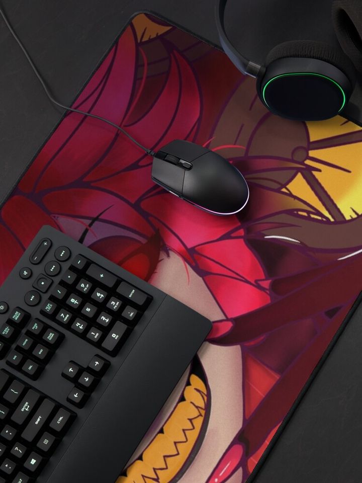 Alastor Hazbin Hotel Desk Mat, Hazbin Hotel Decor