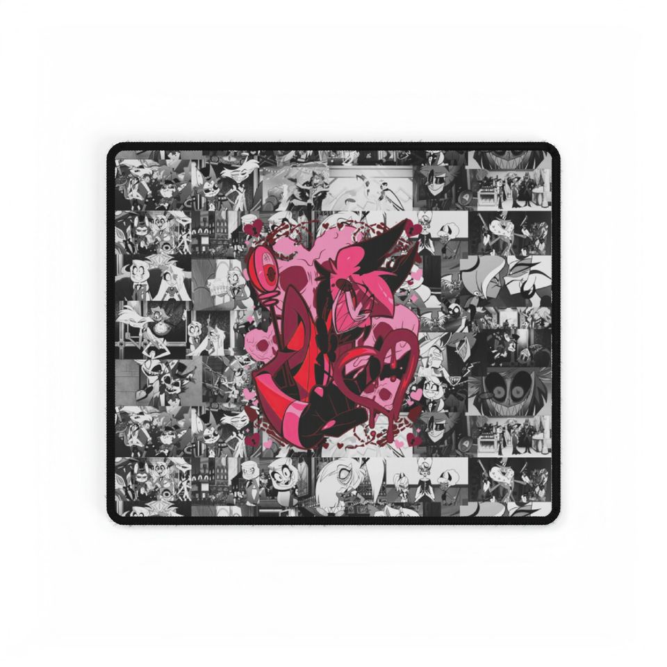 Alastor Hazbin Hotel Desk Mat, Hazbin Hotel Decor