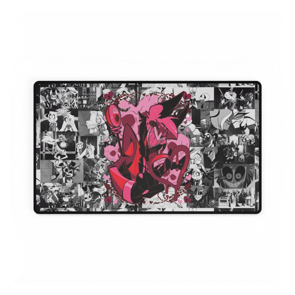 Alastor Hazbin Hotel Desk Mat, Hazbin Hotel Decor