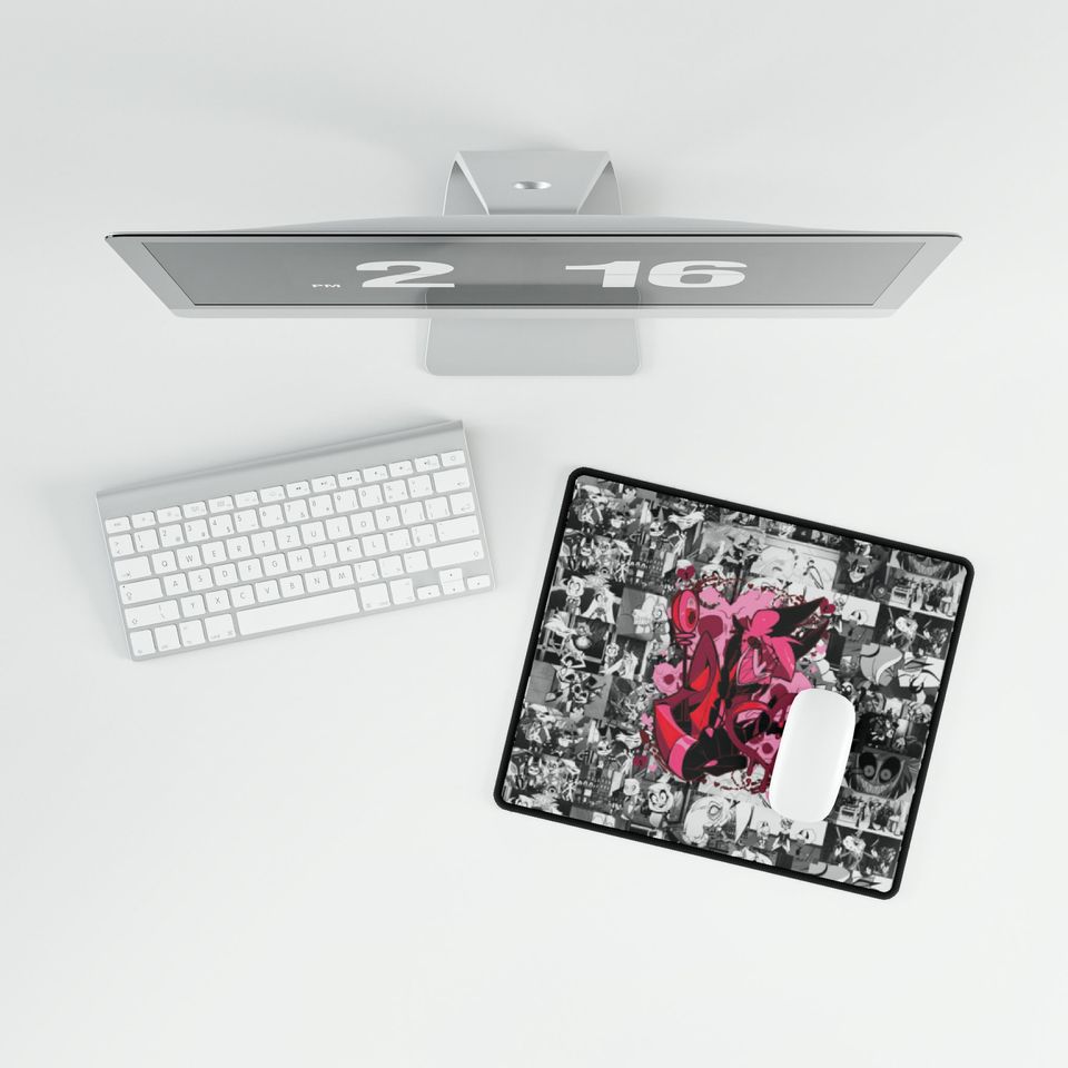 Alastor Hazbin Hotel Desk Mat, Hazbin Hotel Decor