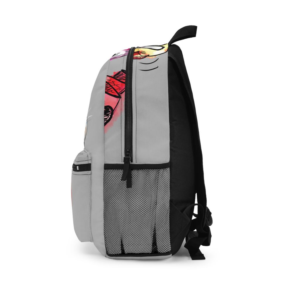 Bugs Bunny Gray Kids School Backpack, Basketball Gray Bag