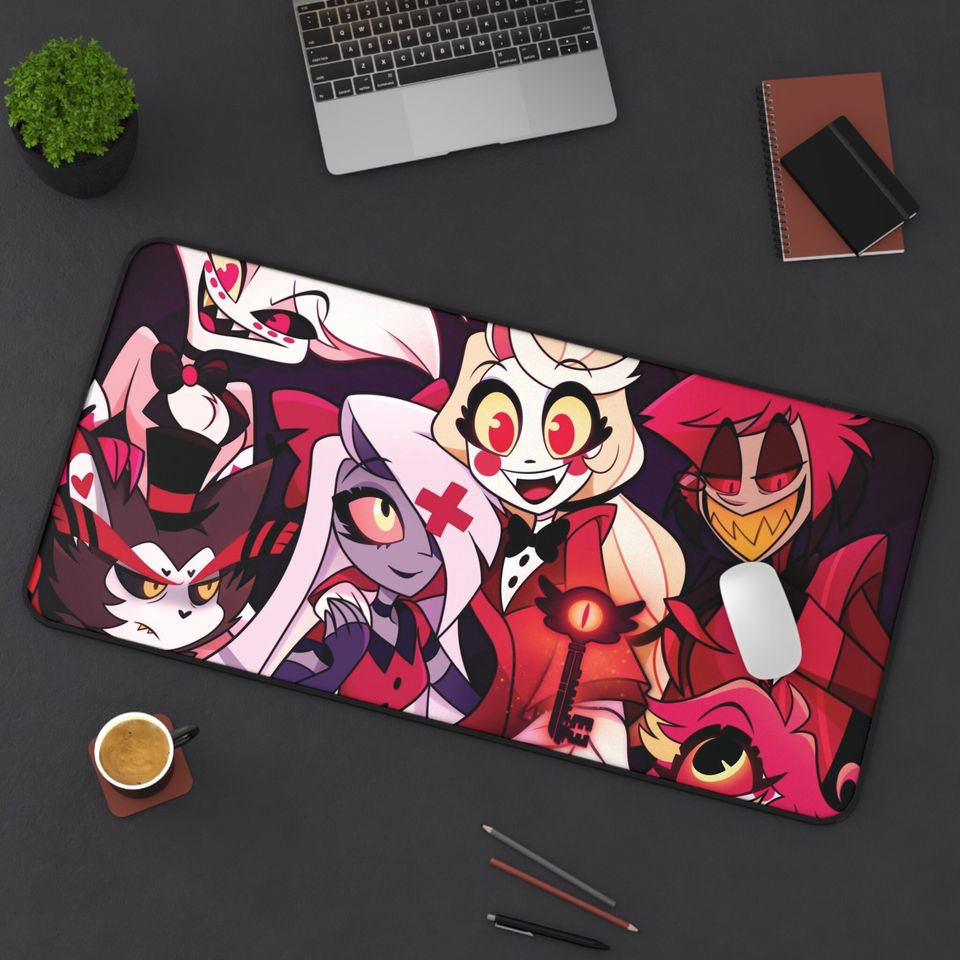 Hazbin Hotel Desk Mat, Hazbin Hotel Decor