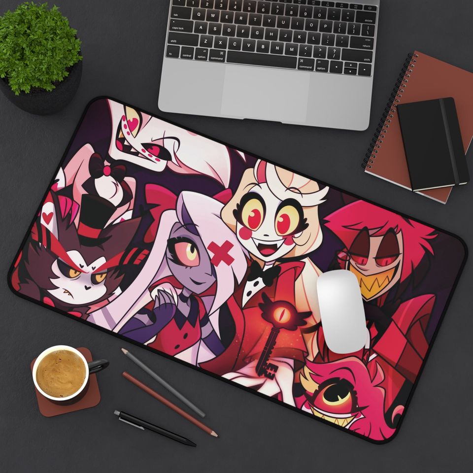 Hazbin Hotel Desk Mat, Hazbin Hotel Decor