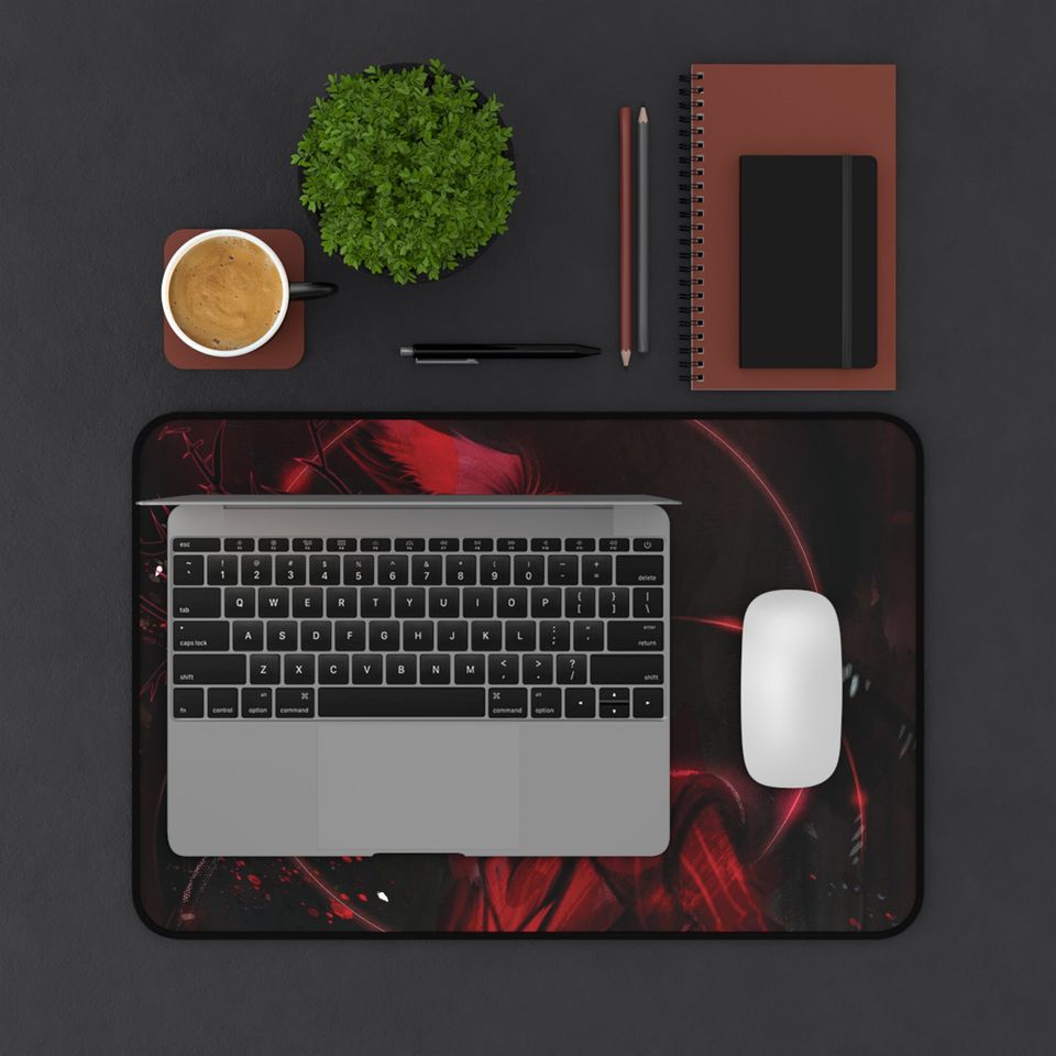 Alastor Hazbin Hotel Desk Mat, Hazbin Hotel Decor