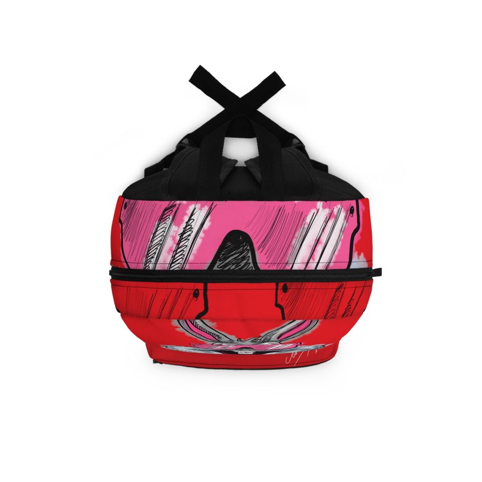 Cool Bugs Bunny Red Gift Backpack, Basketball Gray Bag