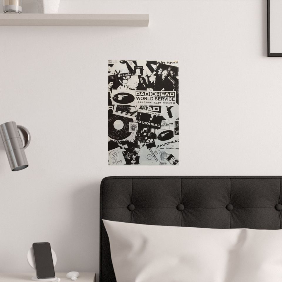 Radiohead Vintage Concert Music Poster