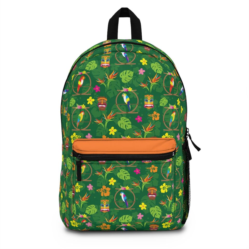 Enchanted Tiki Room Tropical AOP Backpack - Green