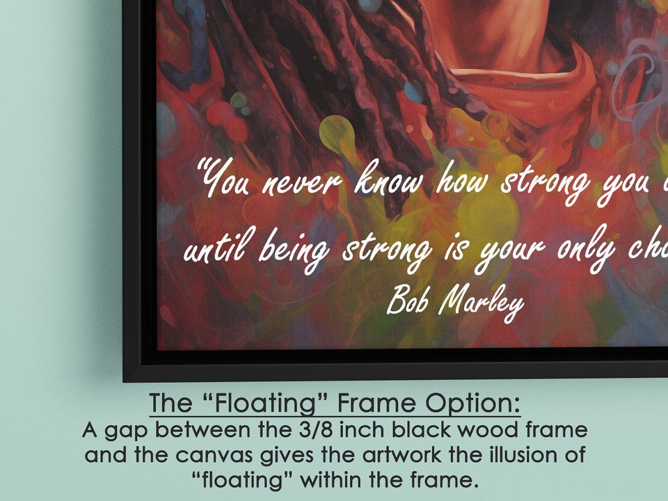 Bob Marley Poster, Strength Quote, Inspirational Art Print