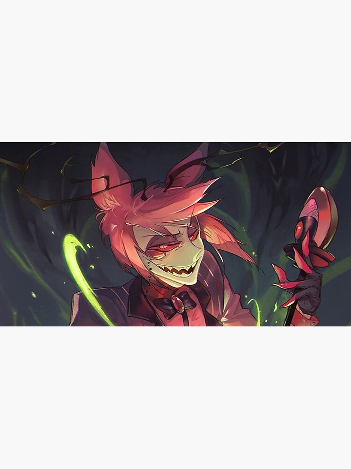 Alastor Hazbin Hotel Desk Mat, Hazbin Hotel Decor
