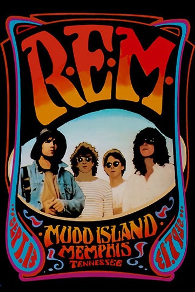 R.E.M 1986 Concert Poster Print