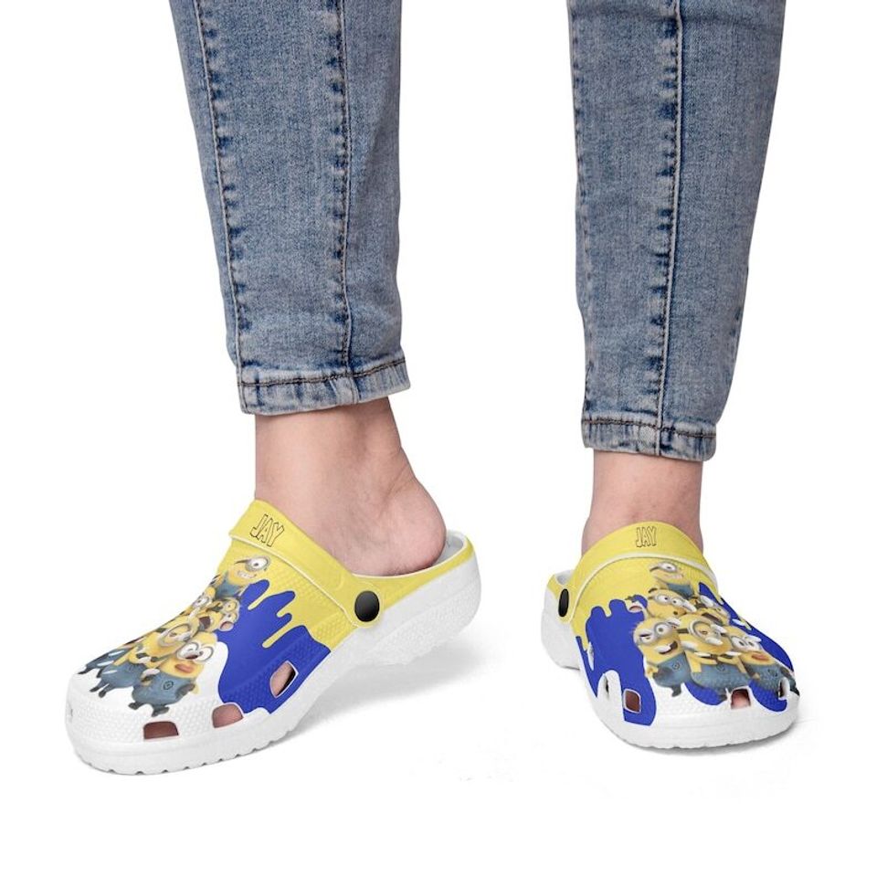 Custom Name Super Mario Clog Shoes, Personalized Super Mario Clogs Slipper