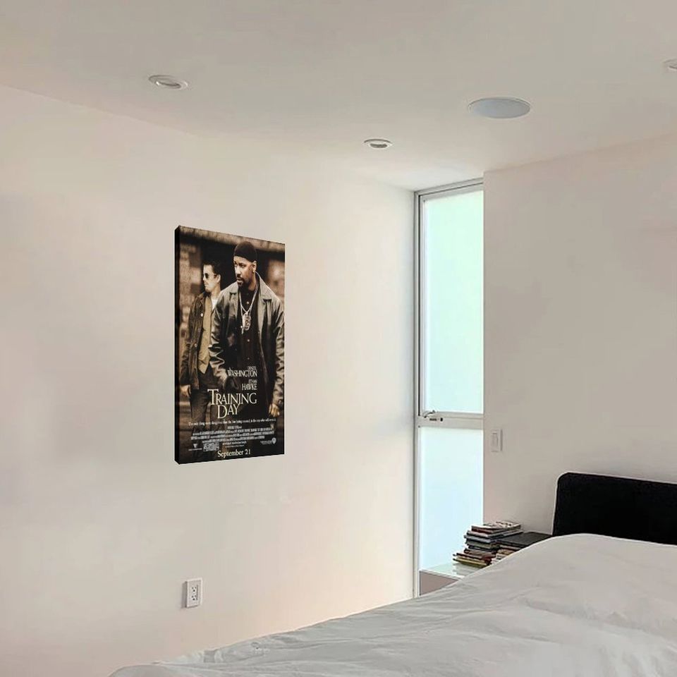 Training Day Movie Poster Canvas