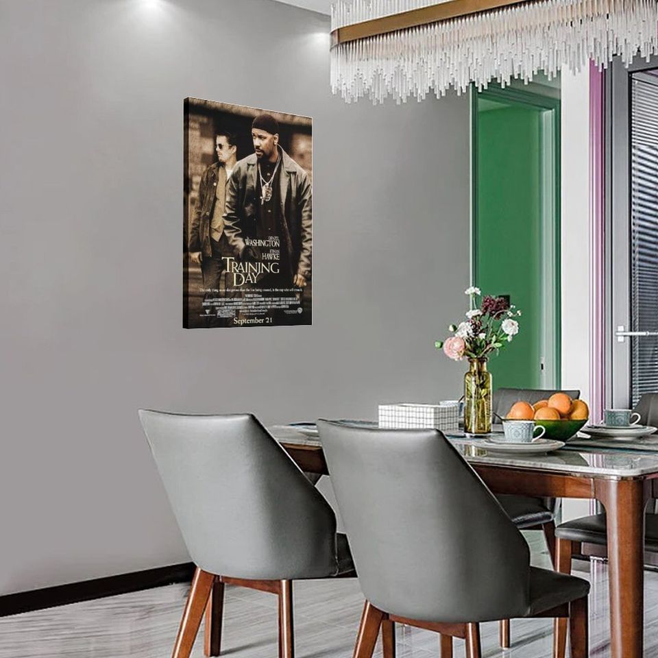 Training Day Movie Poster Canvas