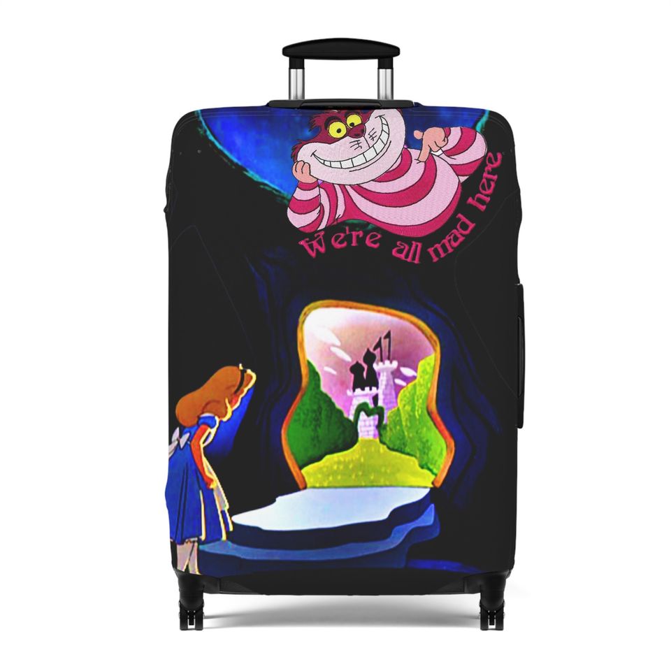 Alice in Wonderland Cheshire cat Luggage Cover