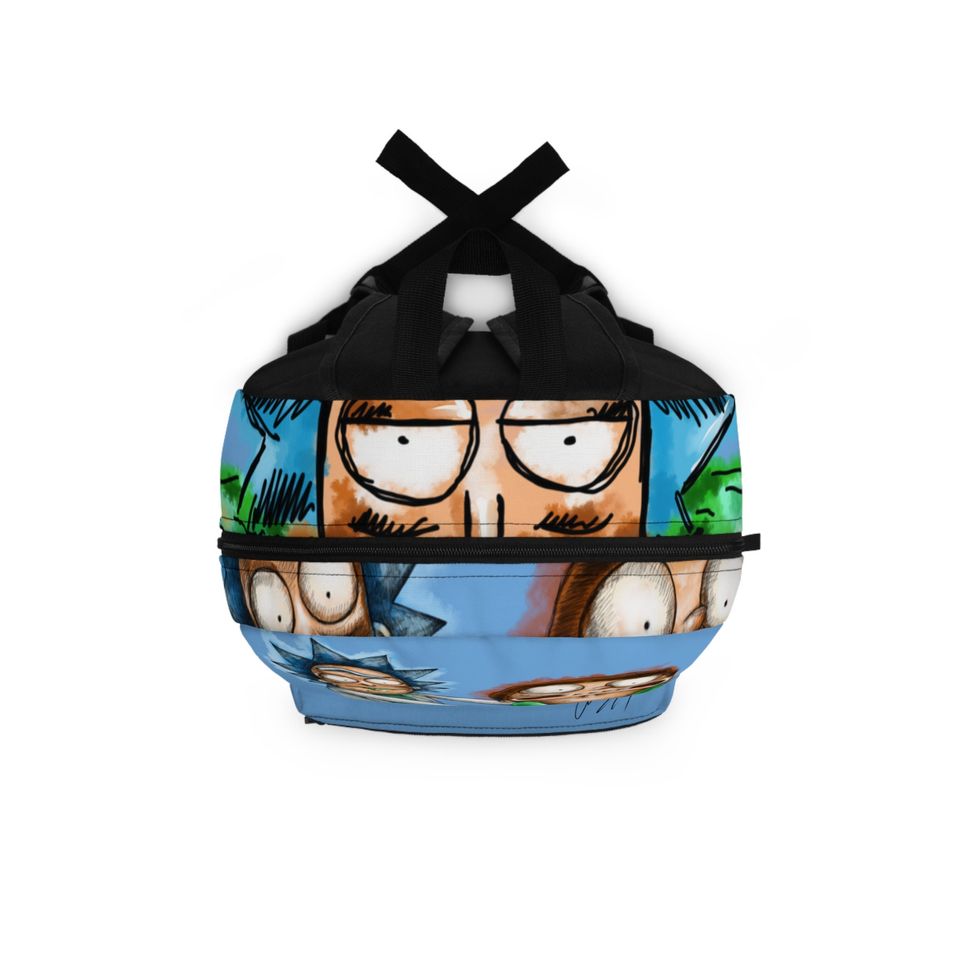 Rick and Rickandmorty Blue Bag, Kids Shool Backpack, Rick and Rickandmorty Bag