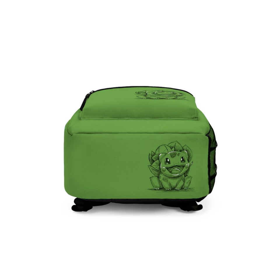 Bulbasaur Green Kids School Backpack, School PKM Bag