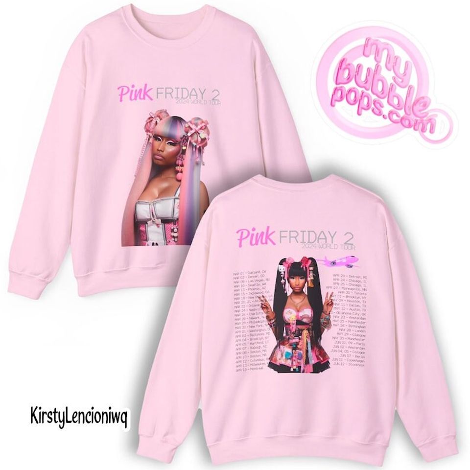 Pink Friday 2 (Nicki Minaj) 2024 Tour Sweatshirt