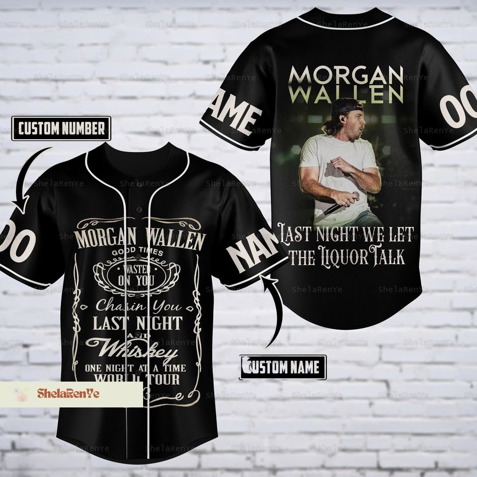 Wallen Western Jersey, Wallen Western Tour Jersey Shirt