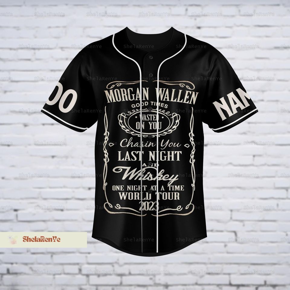 Wallen Western Jersey, Wallen Western Tour Jersey Shirt