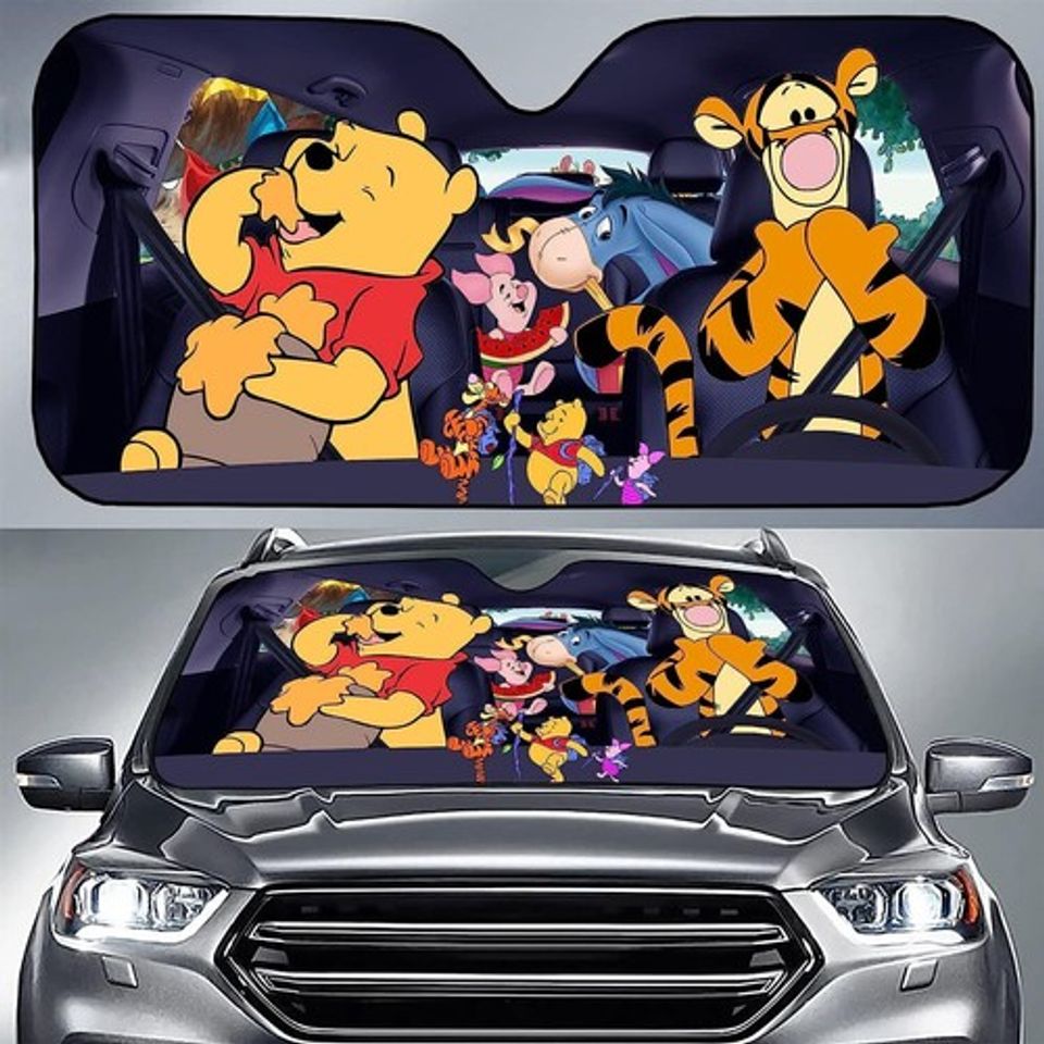 Winnie The Pooh Disney Car Sun Shade