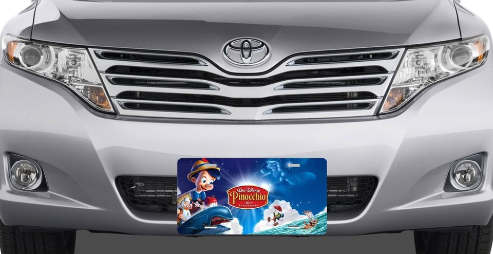 Pinocchio Title Screen - Disney License Plate