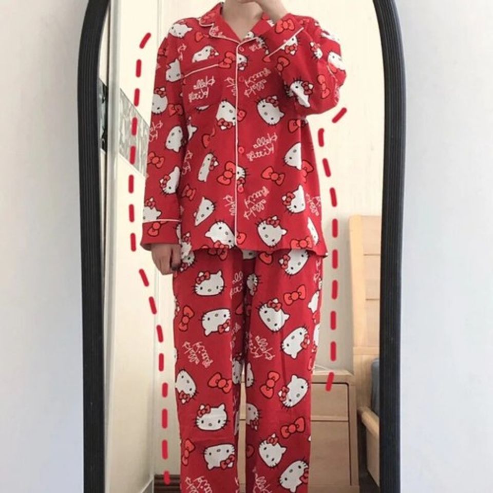 Christmas Hello Kitty Pajamas Set