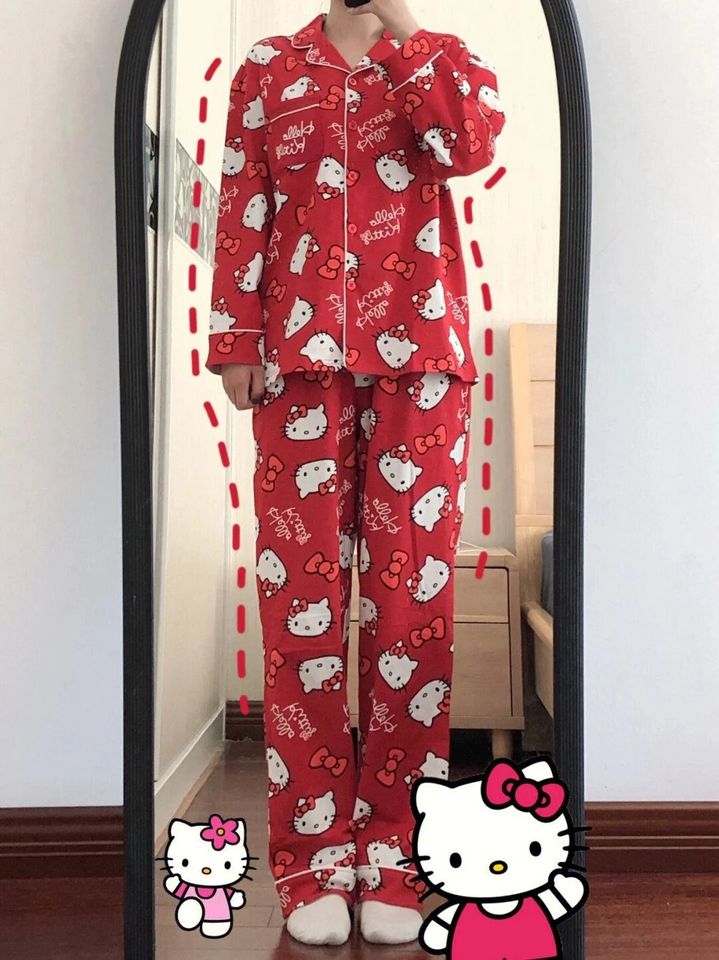Christmas Hello Kitty Pajamas Set