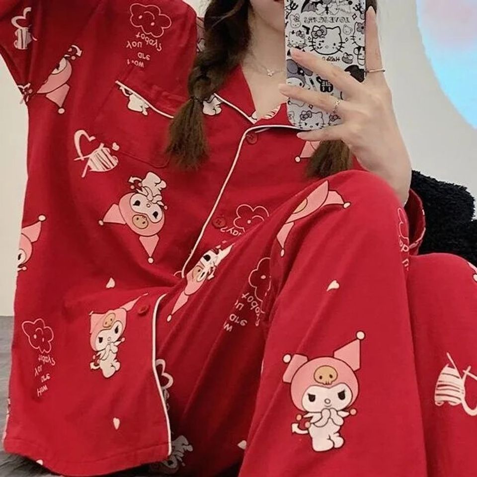 Christmas Hello Kitty Pajamas Set