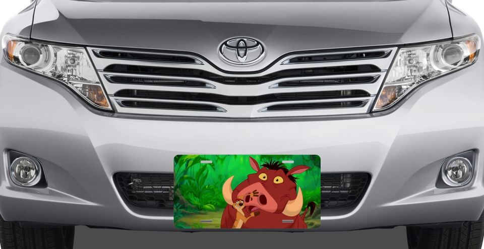 Disney Lion King - Timon and Pumbaa License Plate