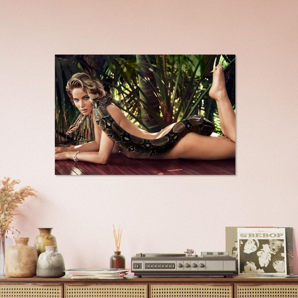 Jennifer Lawrence Python Embrace Poster