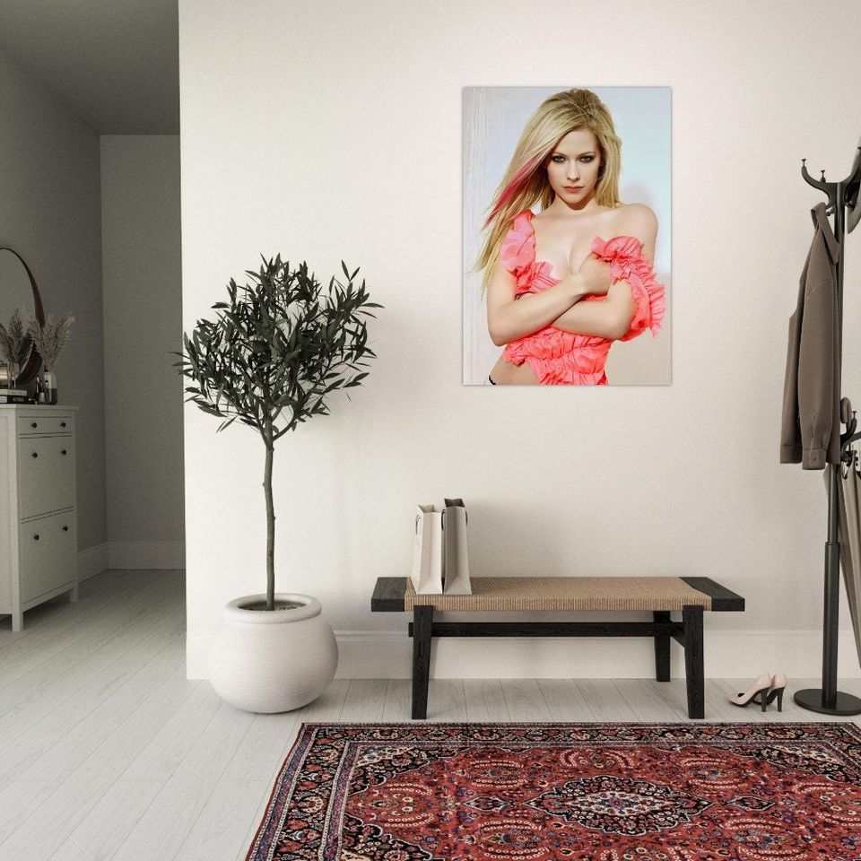 Avril Lavigne Rockstar Aura Portrait Poster