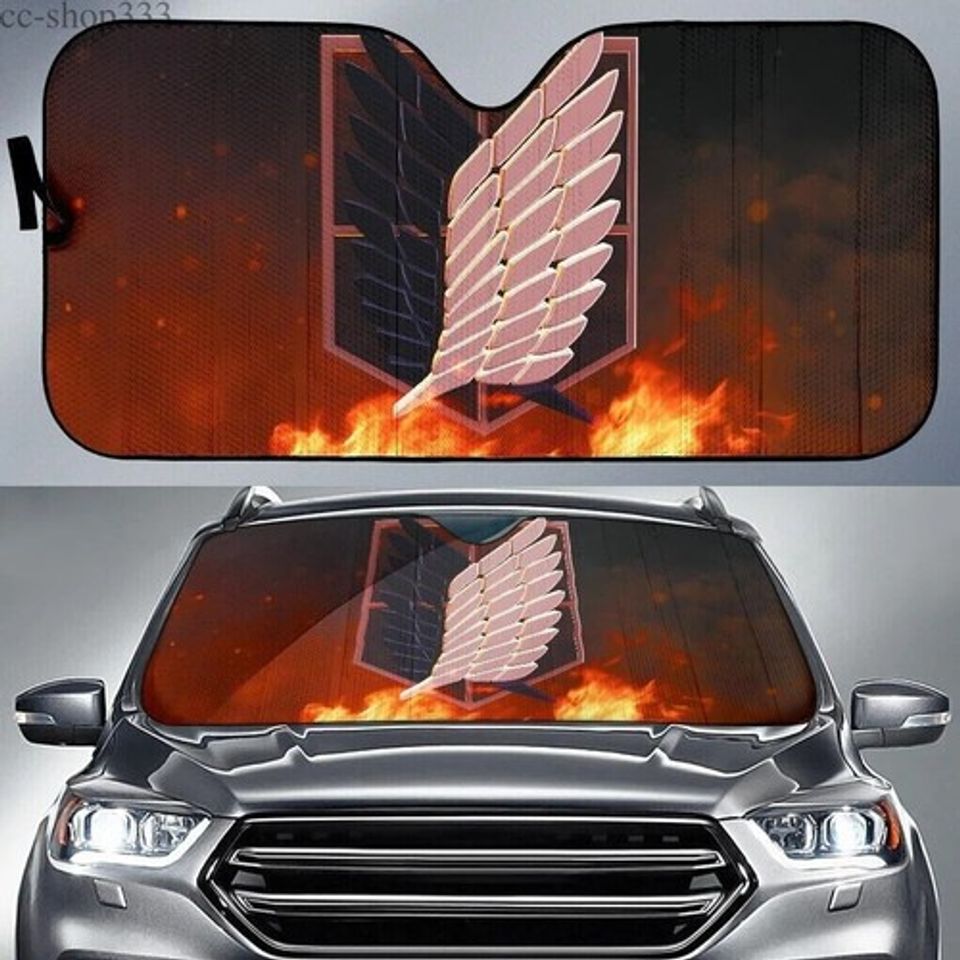 AO Titan Anime Car Sun Shade