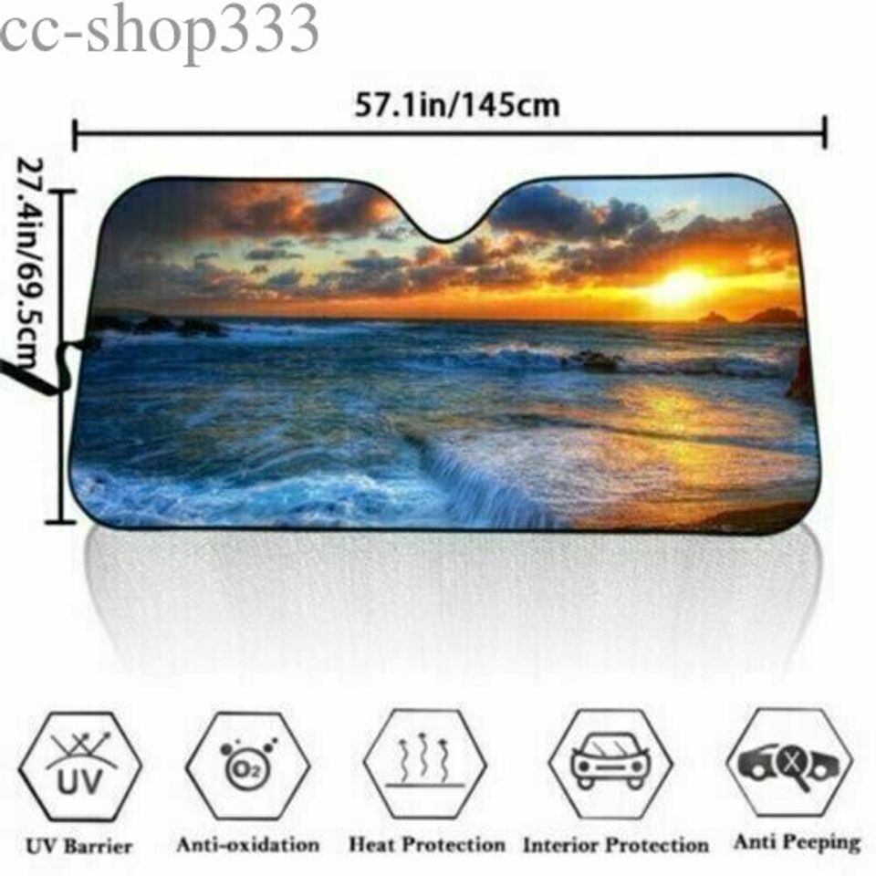 AO Titan Anime Car Sun Shade