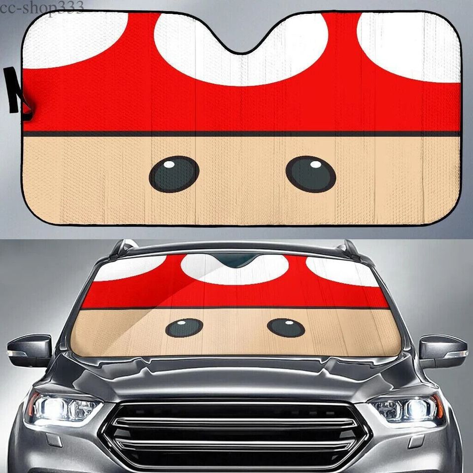 Super Mario Game Car Sun Shade