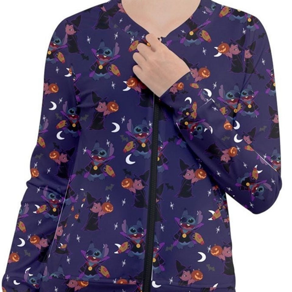 Lilo and Stitch Jacket | Lilo and Stitch Zip-up Jacket |Disney Nurse Jacket