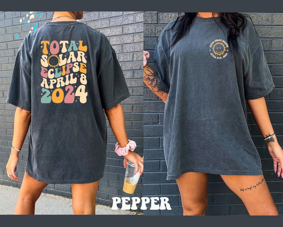 Total Solar Eclipse 2024 Shirt, Gift For Eclipse Lover, April 8th 2024 Shirt