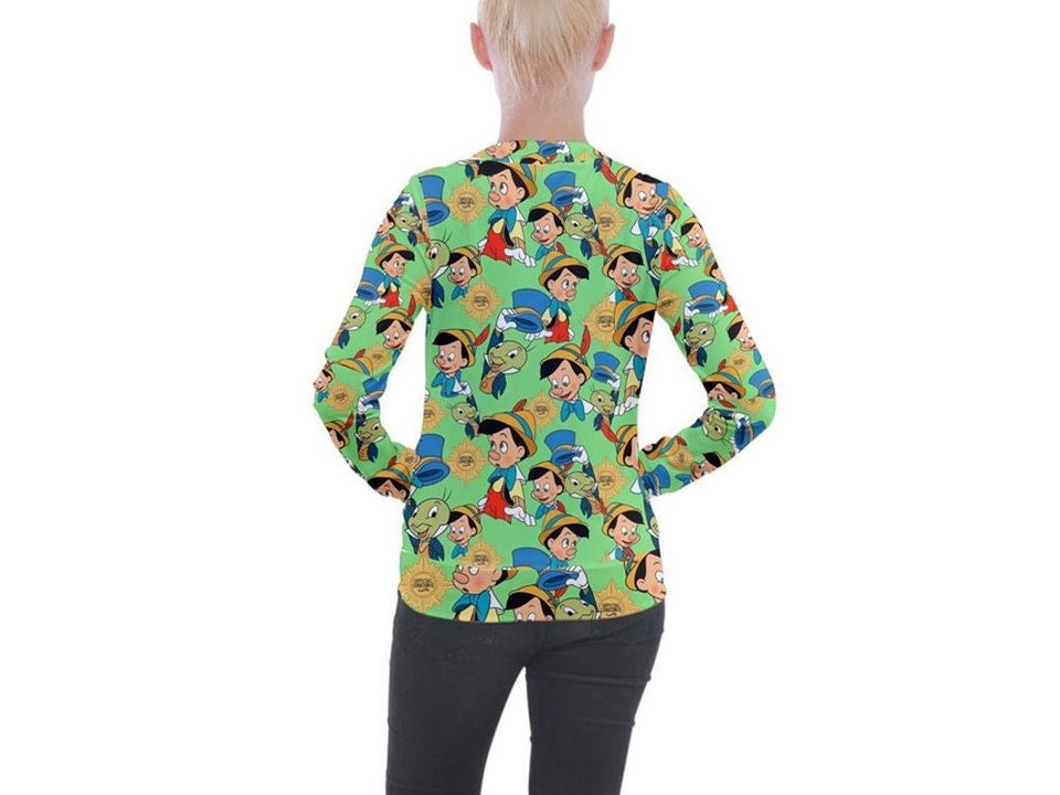 Pinocchio Light Jacket | Pinocchio Zip-up Jacket | Disney Nurse Jacket