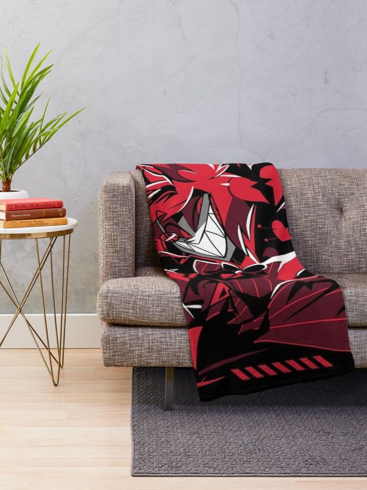 Alastor Hazbin Hotel Blanket, Hazbin Hotel Fan Gift