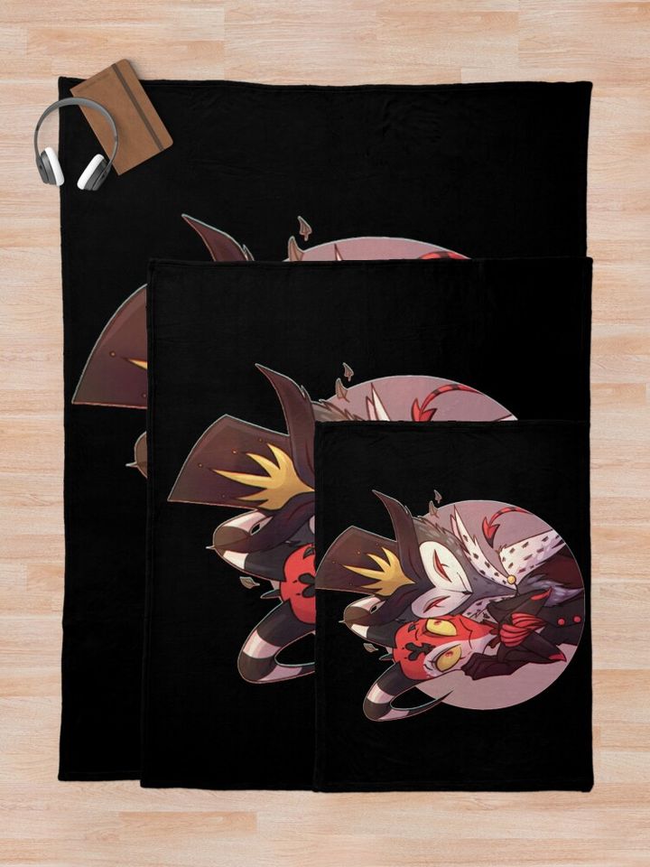 Blitzo And Stolas Hazbin Hotel Blanket, Hazbin Hotel Fan Gift