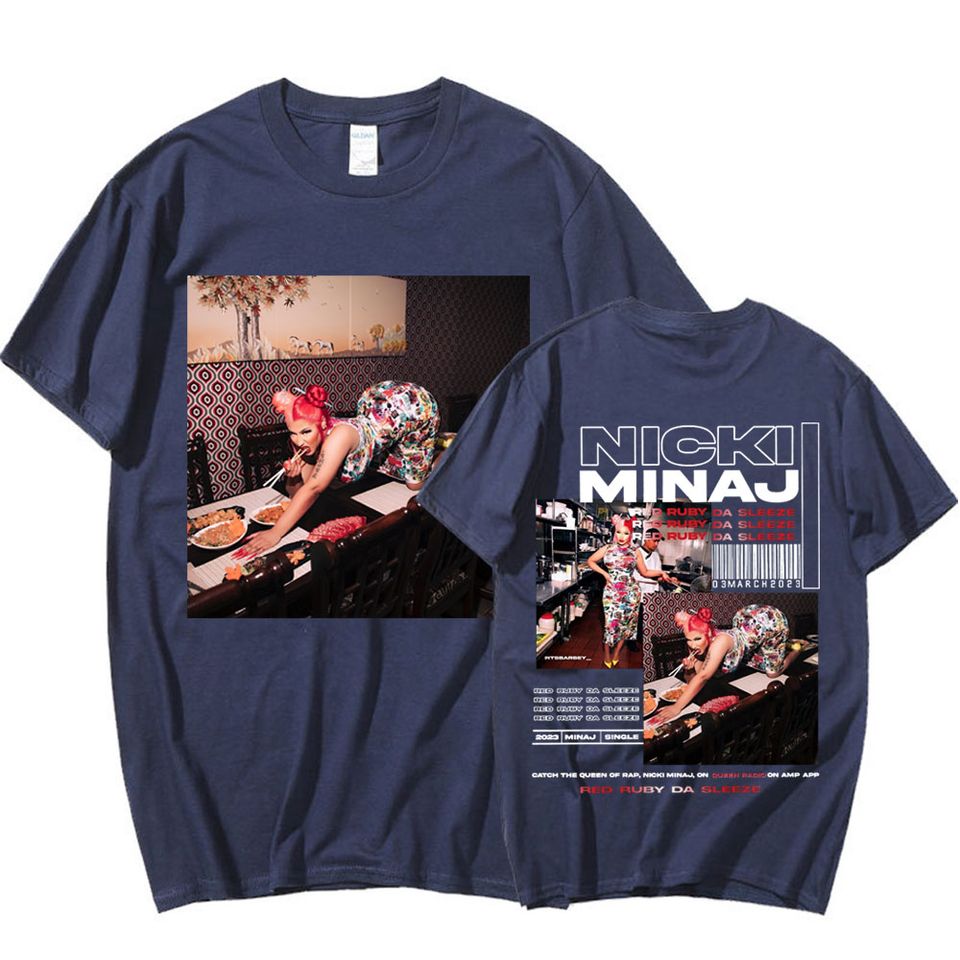 Rapper Nicki Minaj Music Album Red Ruby Da Sleeze T Shirt