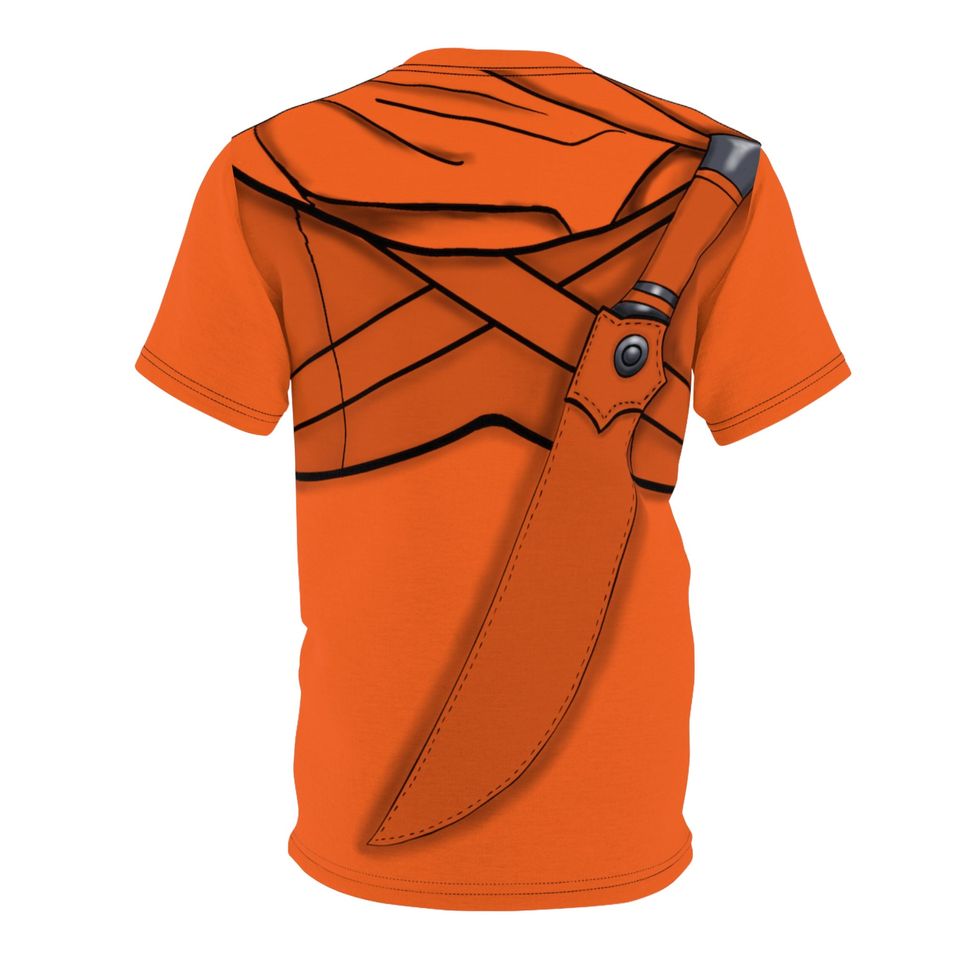 Orange DND Shirt, Rogue, Dungeons and Dragons