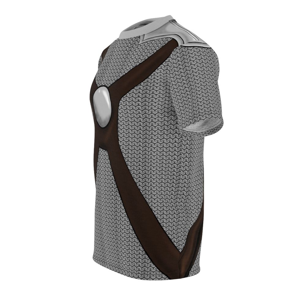 Light grey DND Shirt, Fighter, Dungeons and Dragons